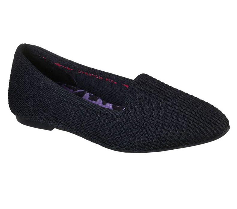 Skechers Dam Svarta Platta Skor - Cleo - Psychic - Sverige (VZSWH-4520)